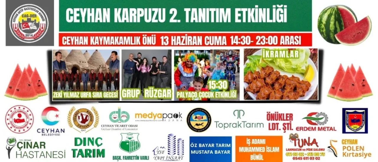 Festival Zamanı: Ceyhan Cumhuriyet Meydanı’nda Buluşalım