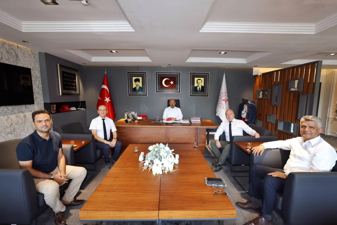 Balcalı Hastanesi Yönetiminden İl Sağlık Müdürü Halil Nacar'a Ziyaret